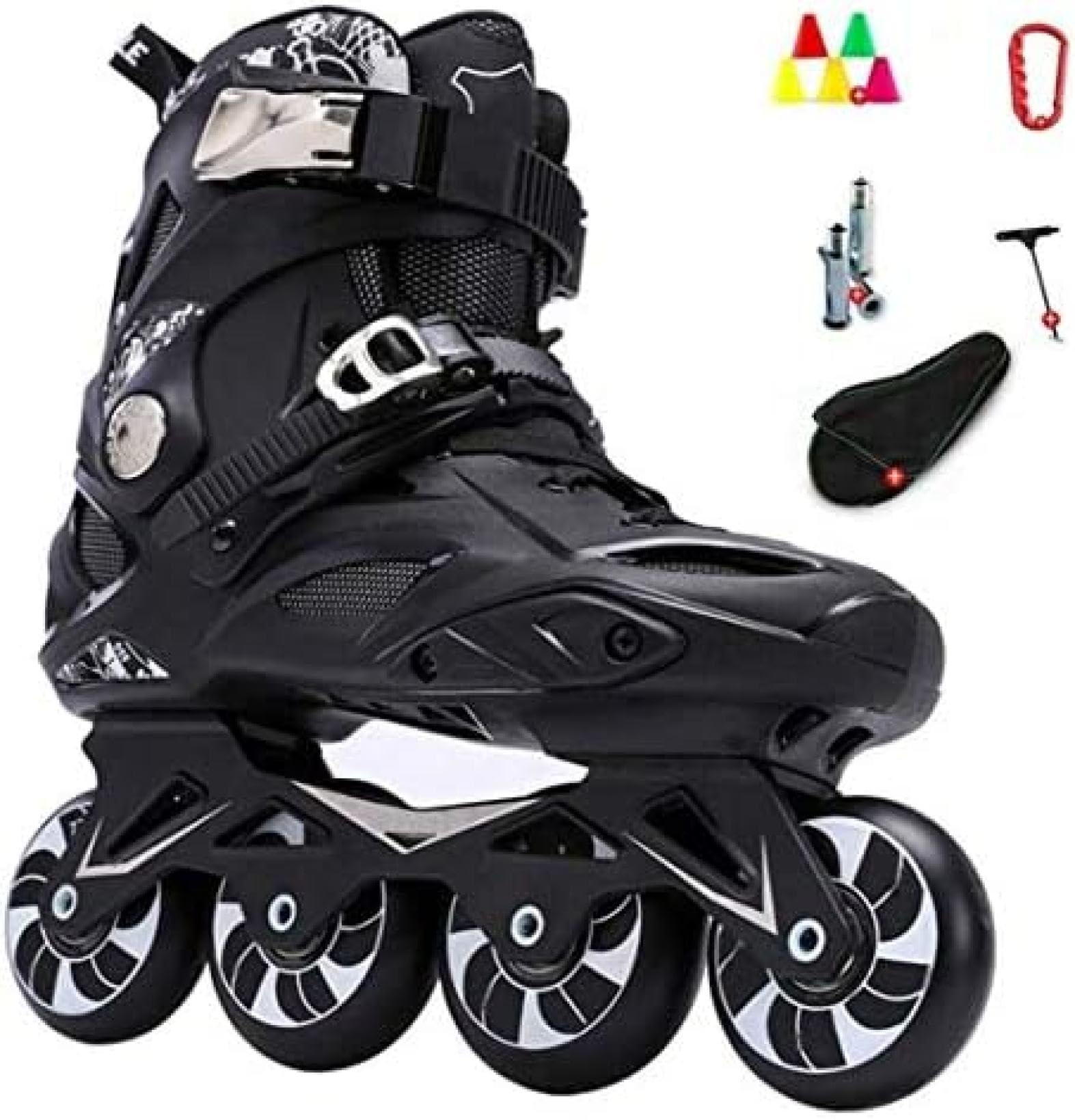 Amazon.co.jp: ローラースケート インラインスケート 調節可能な